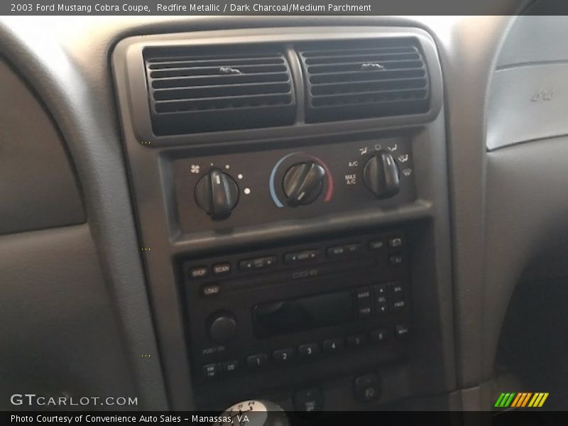Controls of 2003 Mustang Cobra Coupe