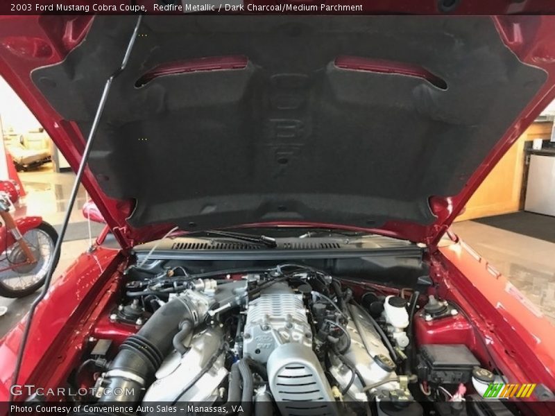 Redfire Metallic / Dark Charcoal/Medium Parchment 2003 Ford Mustang Cobra Coupe