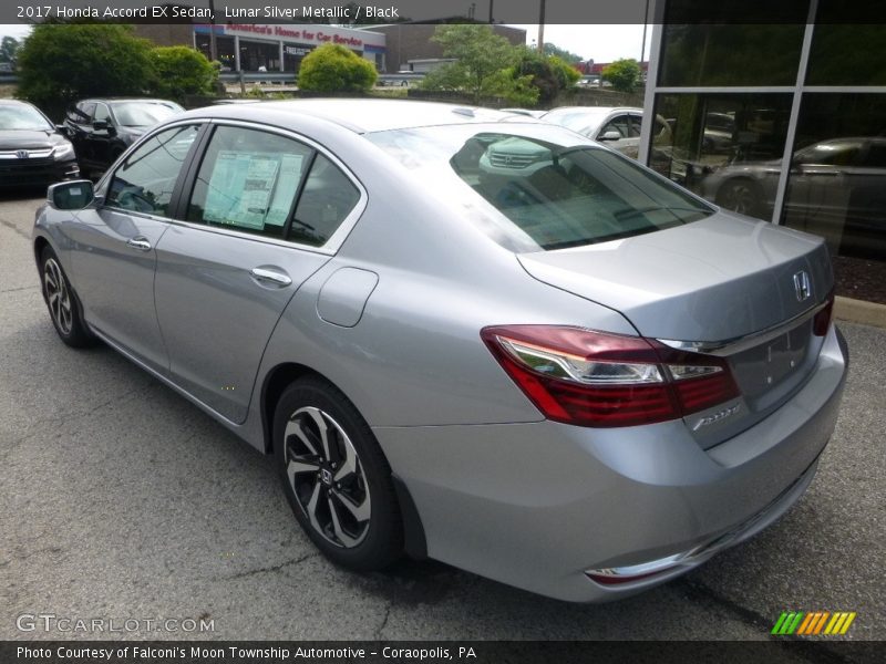 Lunar Silver Metallic / Black 2017 Honda Accord EX Sedan