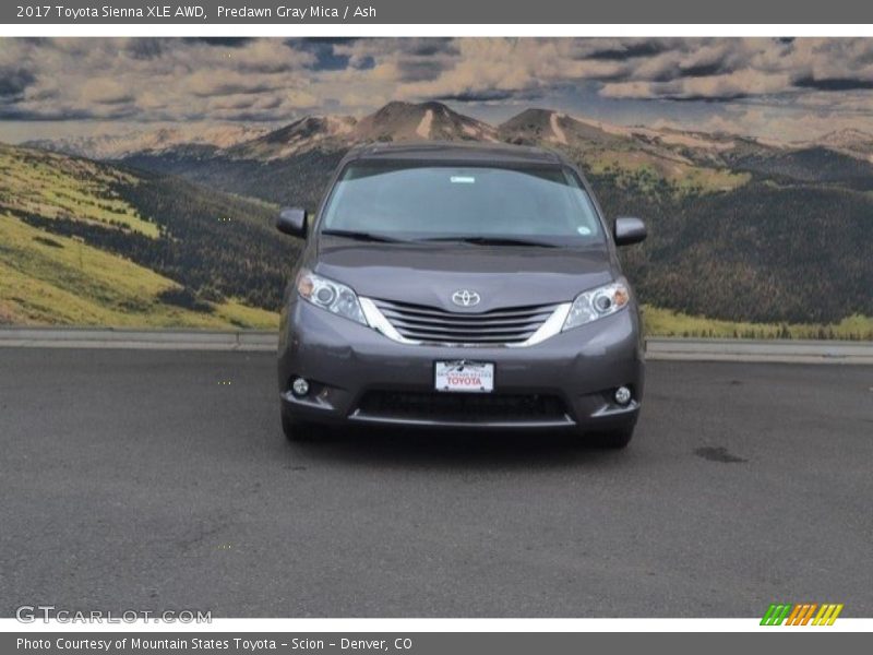 Predawn Gray Mica / Ash 2017 Toyota Sienna XLE AWD