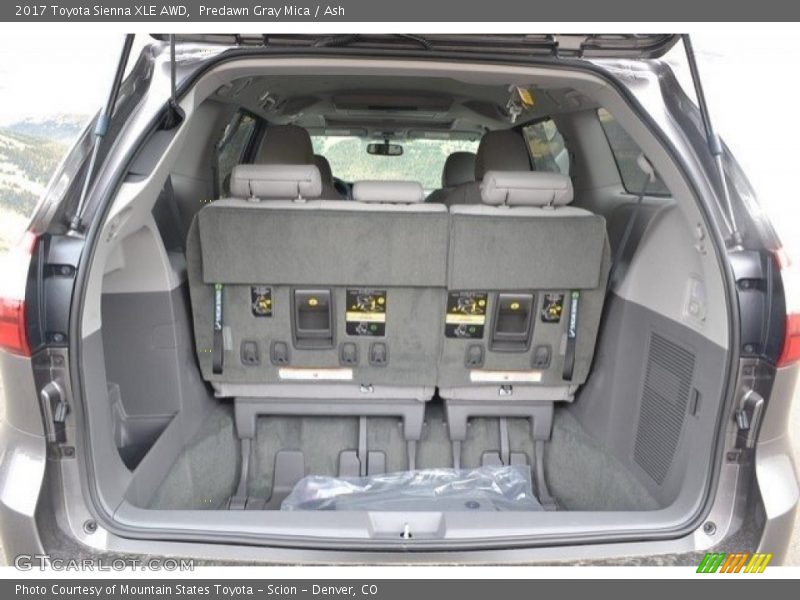 Predawn Gray Mica / Ash 2017 Toyota Sienna XLE AWD