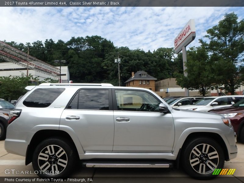 Classic Silver Metallic / Black 2017 Toyota 4Runner Limited 4x4