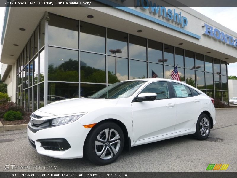 Taffeta White / Ivory 2017 Honda Civic LX Sedan