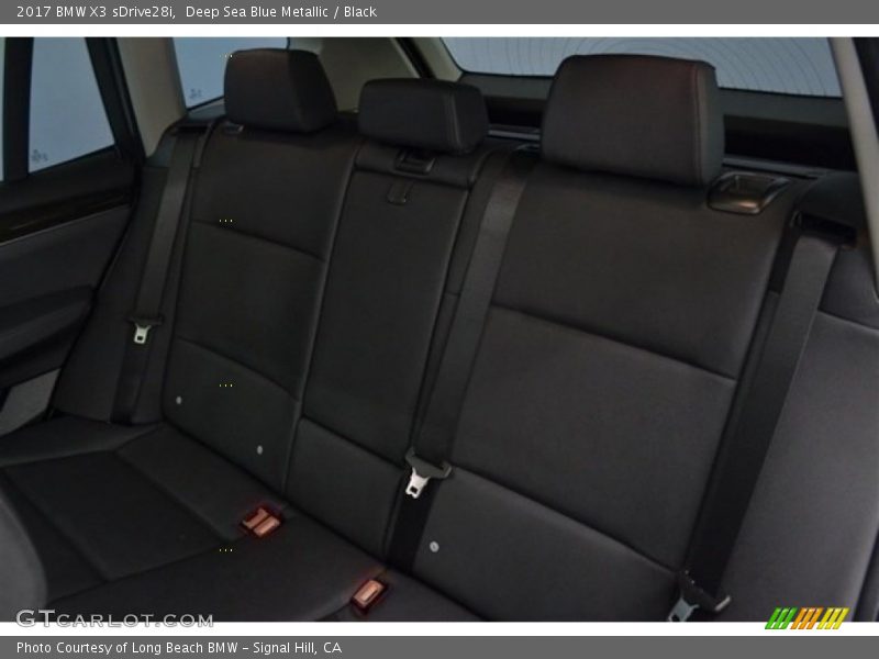 Deep Sea Blue Metallic / Black 2017 BMW X3 sDrive28i