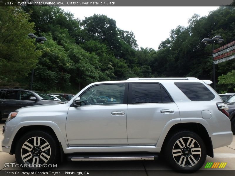Classic Silver Metallic / Black 2017 Toyota 4Runner Limited 4x4