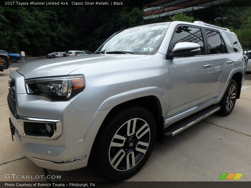 Classic Silver Metallic / Black 2017 Toyota 4Runner Limited 4x4