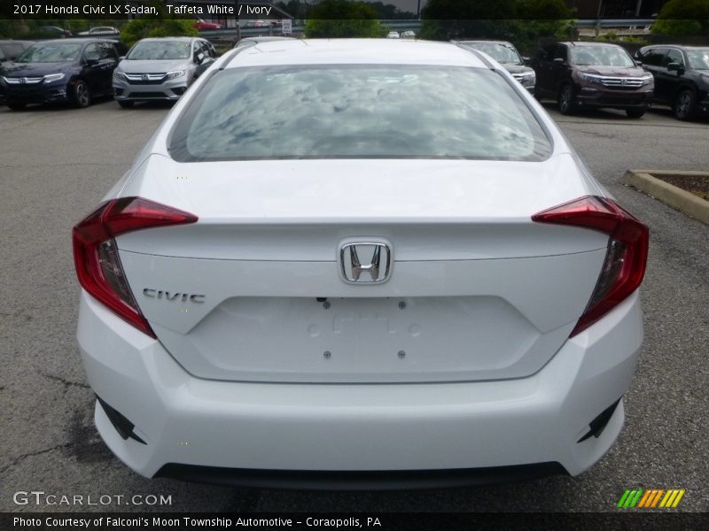 Taffeta White / Ivory 2017 Honda Civic LX Sedan