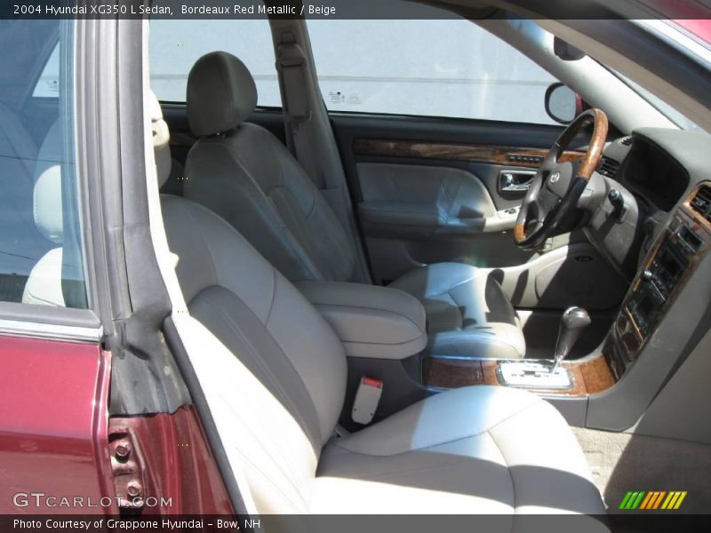 Bordeaux Red Metallic / Beige 2004 Hyundai XG350 L Sedan