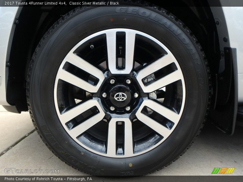 Classic Silver Metallic / Black 2017 Toyota 4Runner Limited 4x4