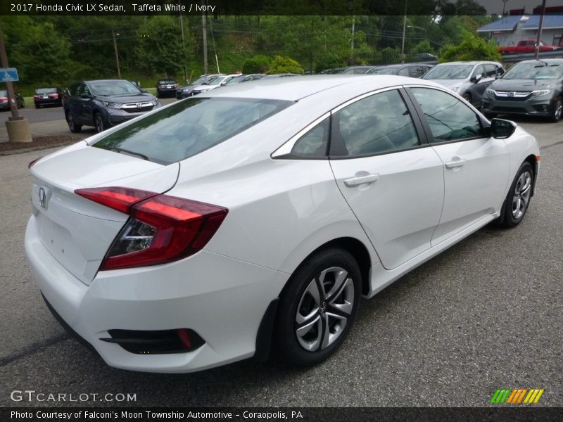 Taffeta White / Ivory 2017 Honda Civic LX Sedan