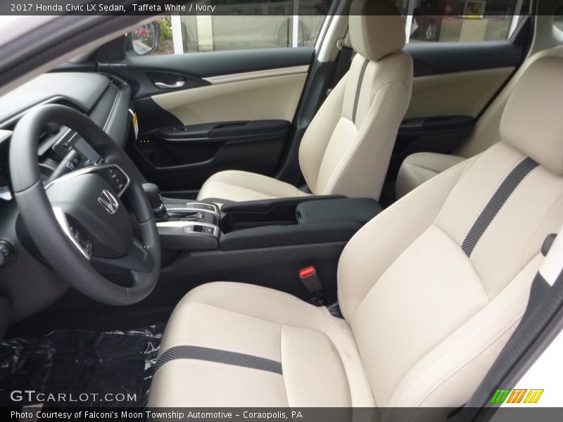 Taffeta White / Ivory 2017 Honda Civic LX Sedan
