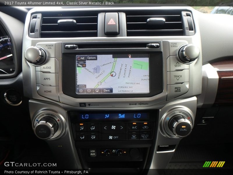 Classic Silver Metallic / Black 2017 Toyota 4Runner Limited 4x4