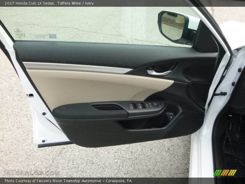 Taffeta White / Ivory 2017 Honda Civic LX Sedan