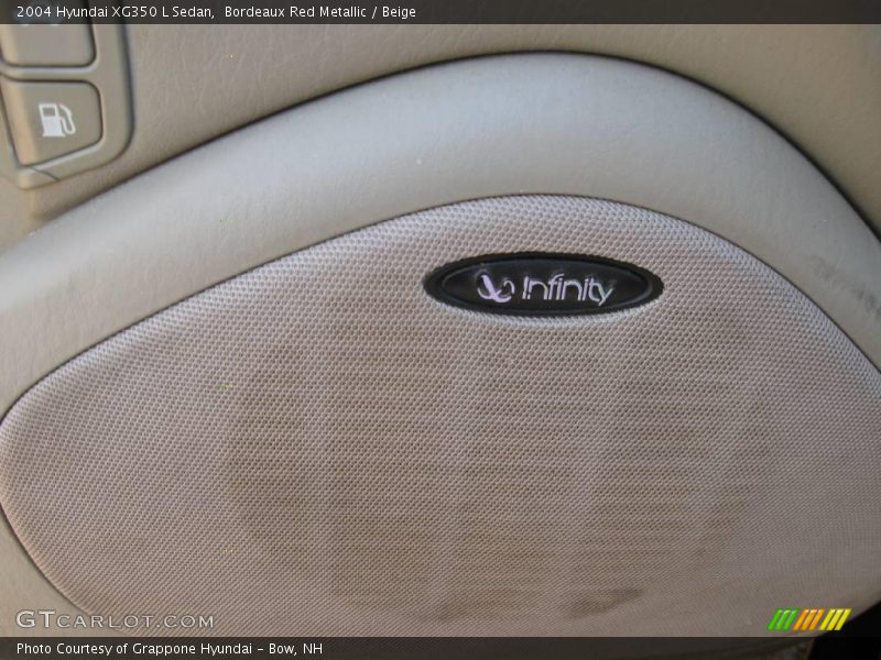 Bordeaux Red Metallic / Beige 2004 Hyundai XG350 L Sedan