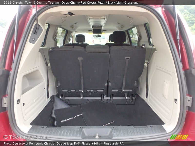 Deep Cherry Red Crystal Pearl / Black/Light Graystone 2012 Chrysler Town & Country Touring