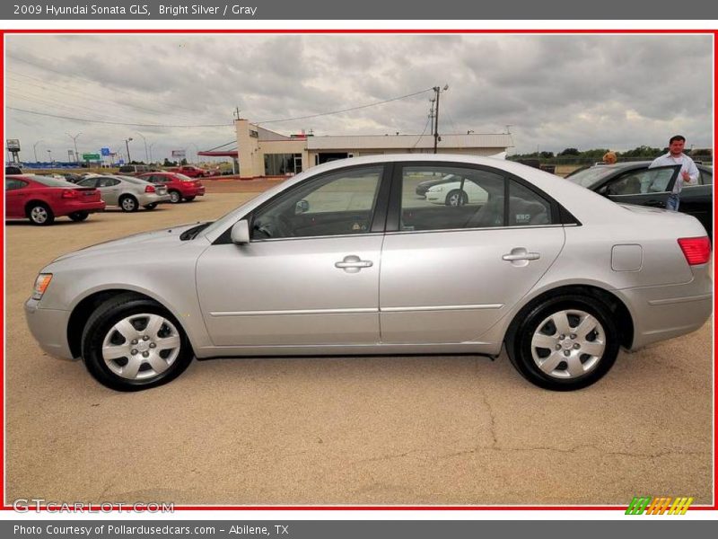 Bright Silver / Gray 2009 Hyundai Sonata GLS
