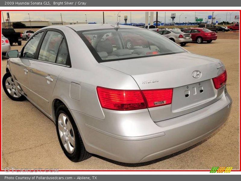 Bright Silver / Gray 2009 Hyundai Sonata GLS