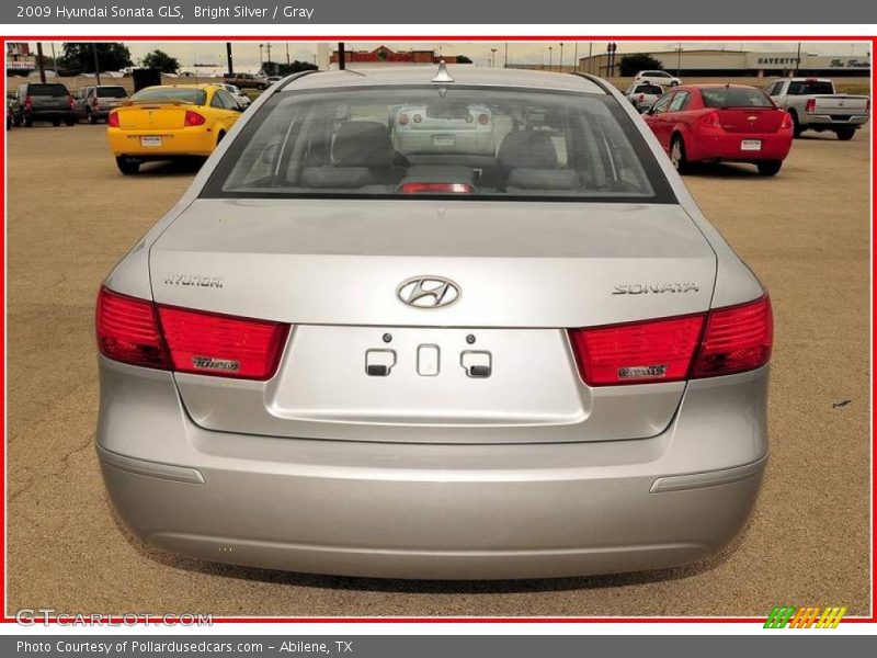 Bright Silver / Gray 2009 Hyundai Sonata GLS