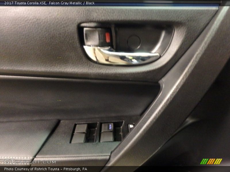 Falcon Gray Metallic / Black 2017 Toyota Corolla XSE