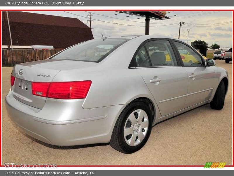 Bright Silver / Gray 2009 Hyundai Sonata GLS