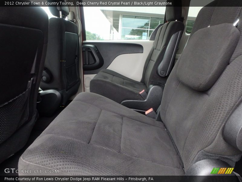 Deep Cherry Red Crystal Pearl / Black/Light Graystone 2012 Chrysler Town & Country Touring