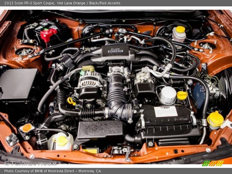  2013 FR-S Sport Coupe Engine - 2.0 Liter DOHC 16-Valve VVT D-4S Flat 4 Cylinder