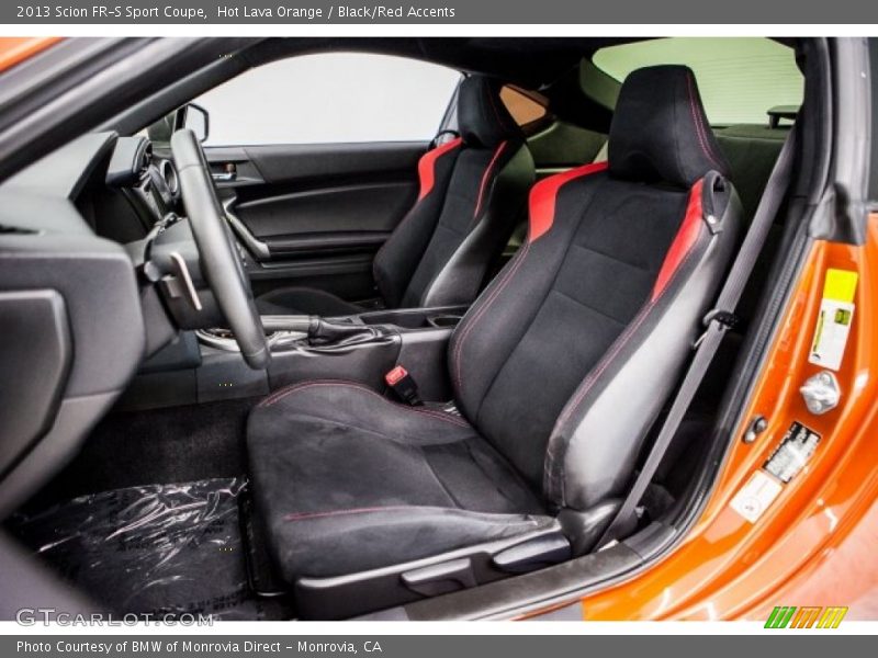 Front Seat of 2013 FR-S Sport Coupe