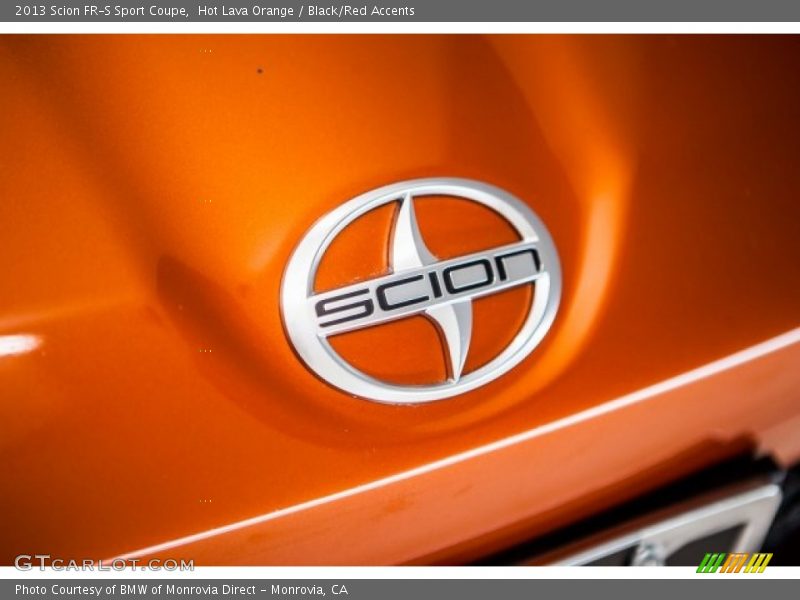 Hot Lava Orange / Black/Red Accents 2013 Scion FR-S Sport Coupe