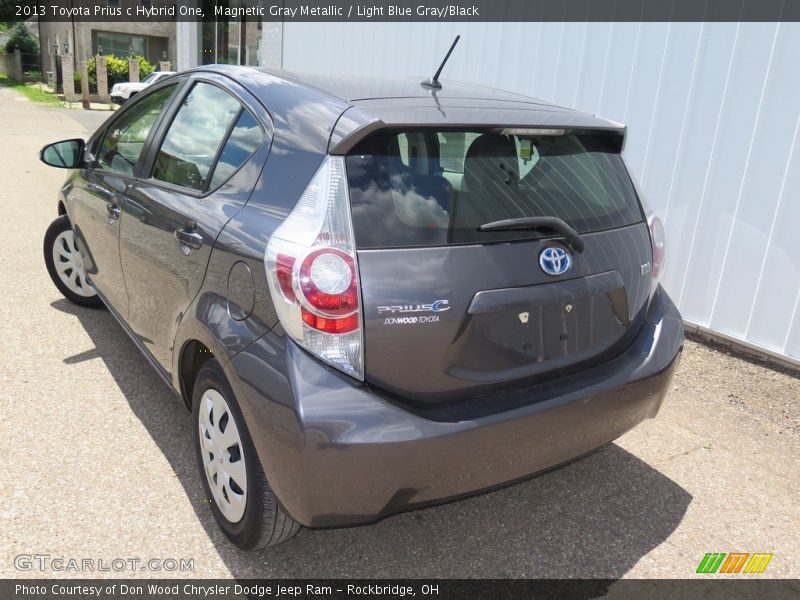 Magnetic Gray Metallic / Light Blue Gray/Black 2013 Toyota Prius c Hybrid One