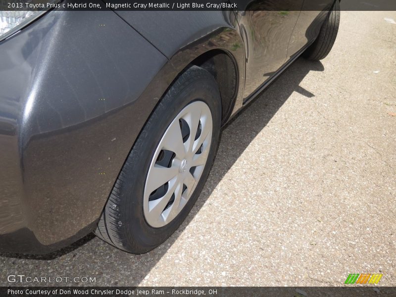 Magnetic Gray Metallic / Light Blue Gray/Black 2013 Toyota Prius c Hybrid One