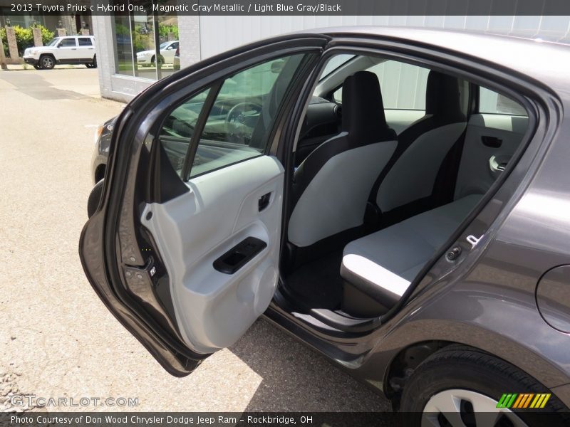 Magnetic Gray Metallic / Light Blue Gray/Black 2013 Toyota Prius c Hybrid One