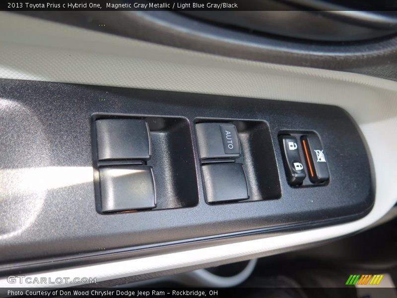 Magnetic Gray Metallic / Light Blue Gray/Black 2013 Toyota Prius c Hybrid One
