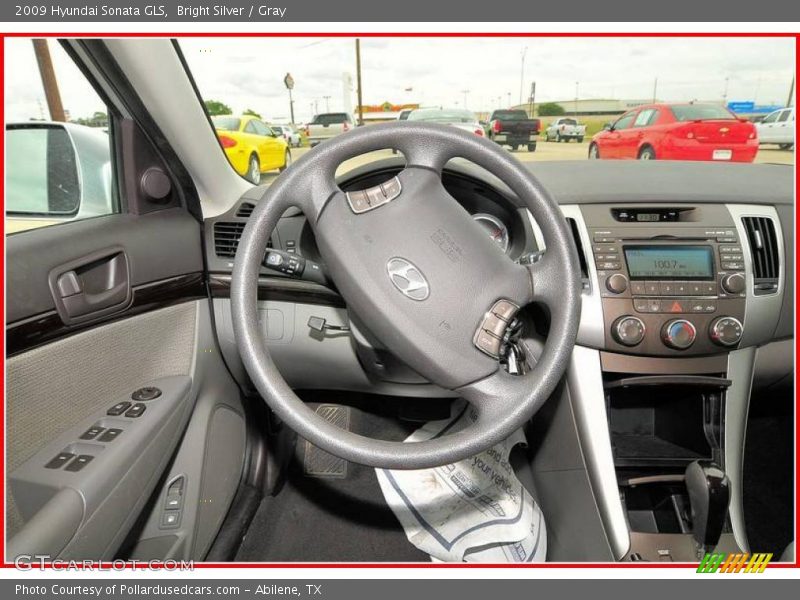 Bright Silver / Gray 2009 Hyundai Sonata GLS