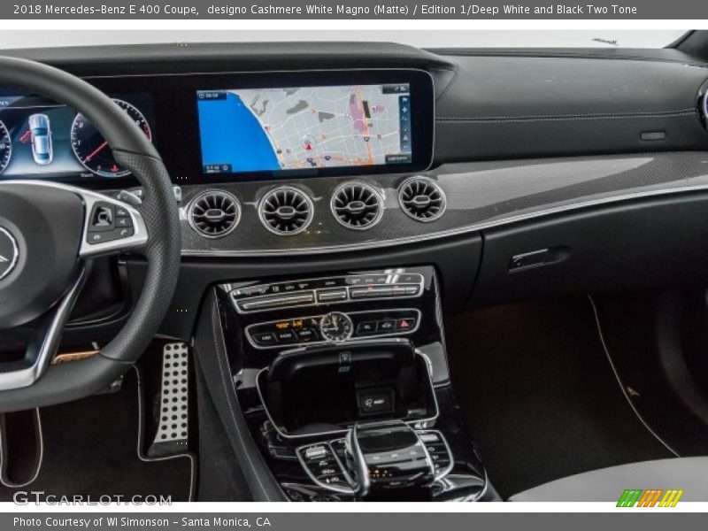 Dashboard of 2018 E 400 Coupe