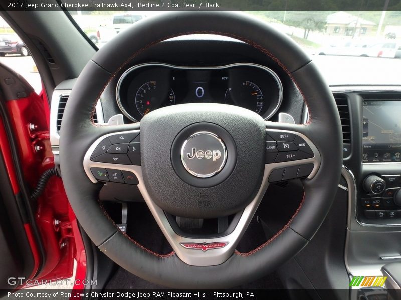 Redline 2 Coat Pearl / Black 2017 Jeep Grand Cherokee Trailhawk 4x4