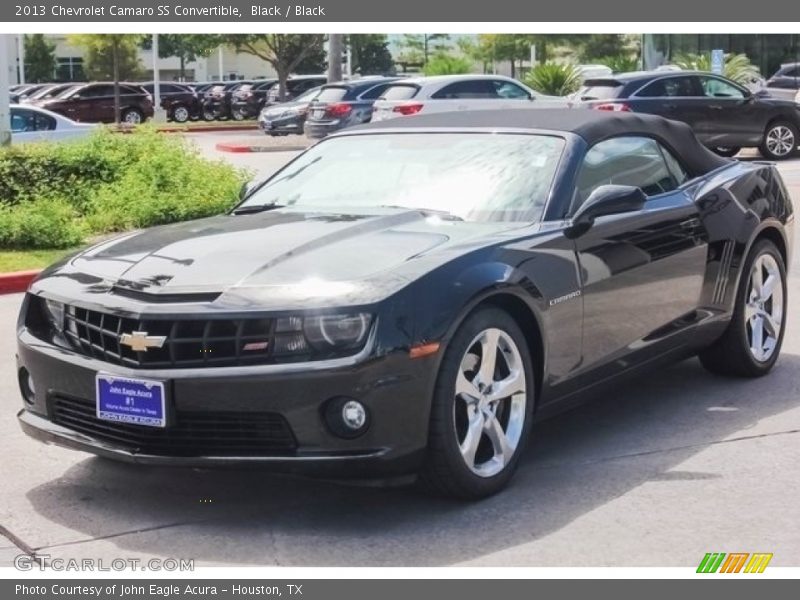 Black / Black 2013 Chevrolet Camaro SS Convertible