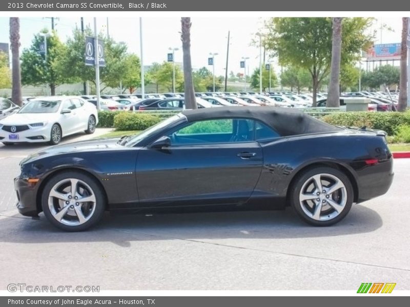 Black / Black 2013 Chevrolet Camaro SS Convertible