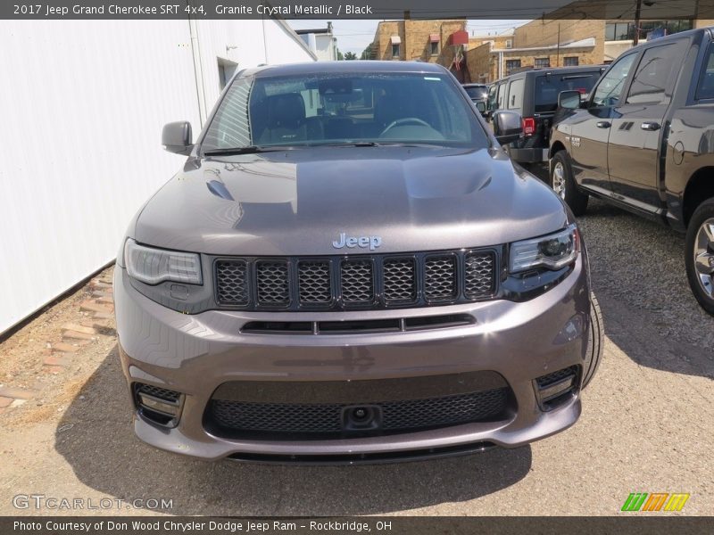 Granite Crystal Metallic / Black 2017 Jeep Grand Cherokee SRT 4x4