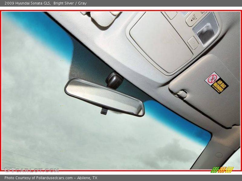 Bright Silver / Gray 2009 Hyundai Sonata GLS