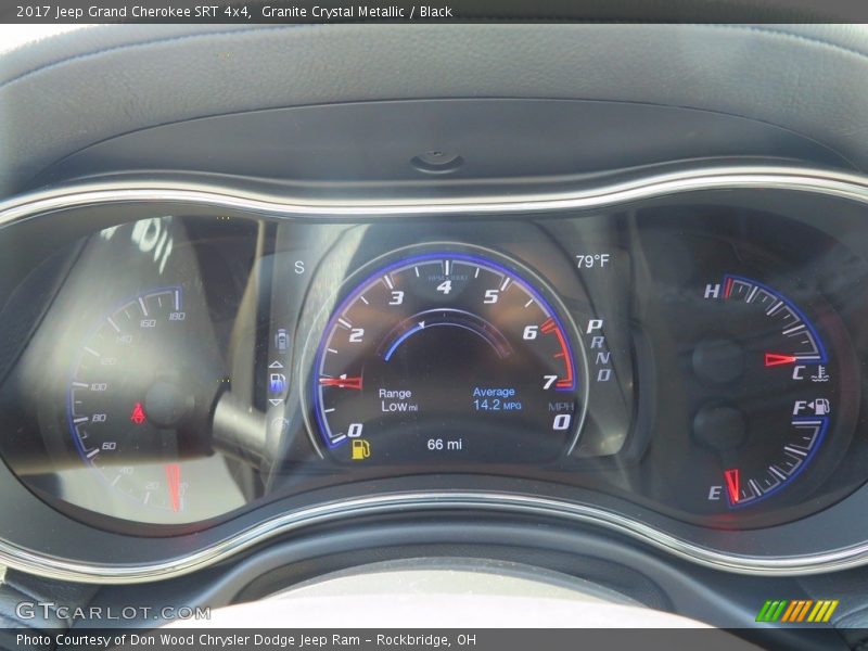 Granite Crystal Metallic / Black 2017 Jeep Grand Cherokee SRT 4x4
