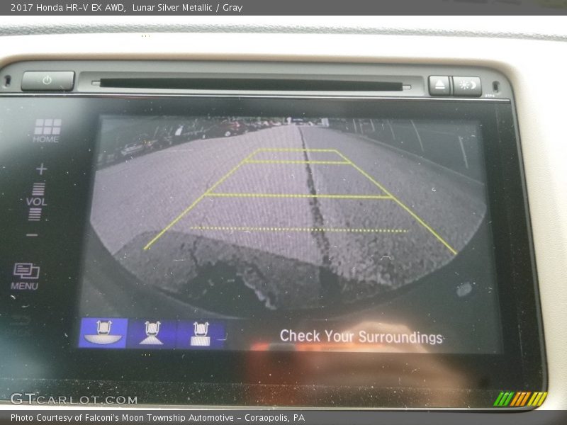 Lunar Silver Metallic / Gray 2017 Honda HR-V EX AWD