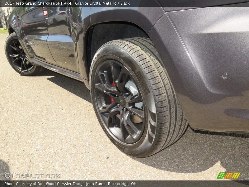 Granite Crystal Metallic / Black 2017 Jeep Grand Cherokee SRT 4x4