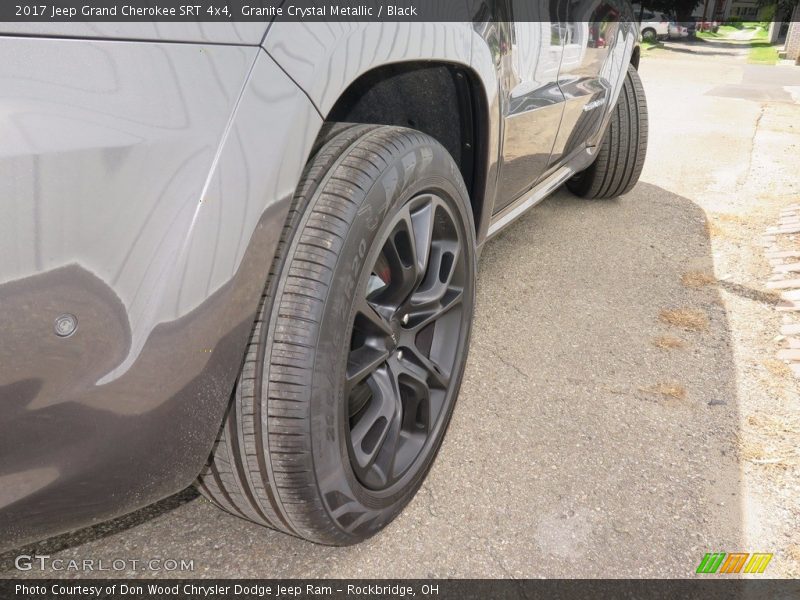 Granite Crystal Metallic / Black 2017 Jeep Grand Cherokee SRT 4x4