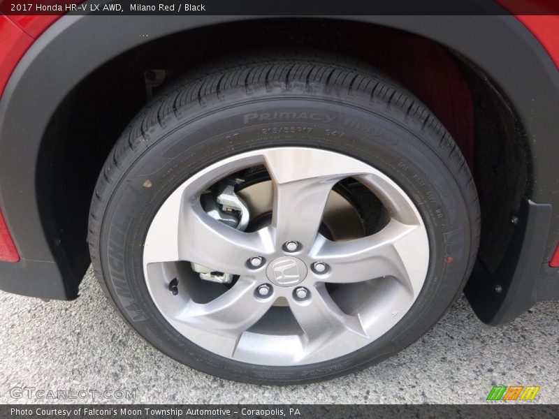 Milano Red / Black 2017 Honda HR-V LX AWD