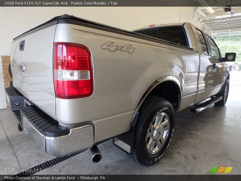 Pueblo Gold Metallic / Tan 2008 Ford F150 XLT SuperCab 4x4