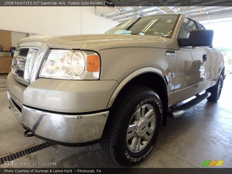 Pueblo Gold Metallic / Tan 2008 Ford F150 XLT SuperCab 4x4