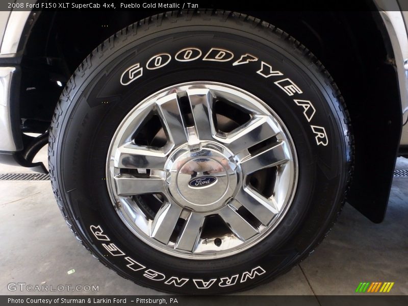 Pueblo Gold Metallic / Tan 2008 Ford F150 XLT SuperCab 4x4
