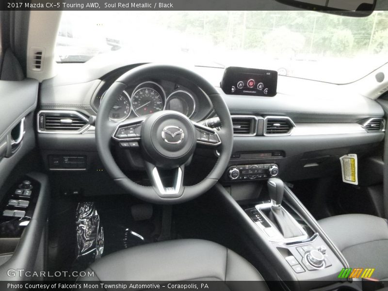 Soul Red Metallic / Black 2017 Mazda CX-5 Touring AWD