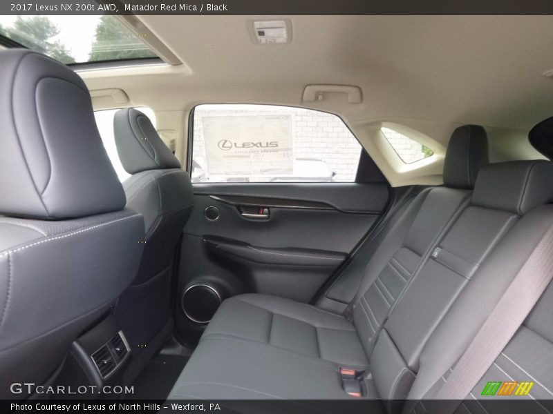 Matador Red Mica / Black 2017 Lexus NX 200t AWD