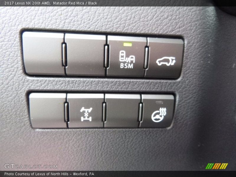 Matador Red Mica / Black 2017 Lexus NX 200t AWD
